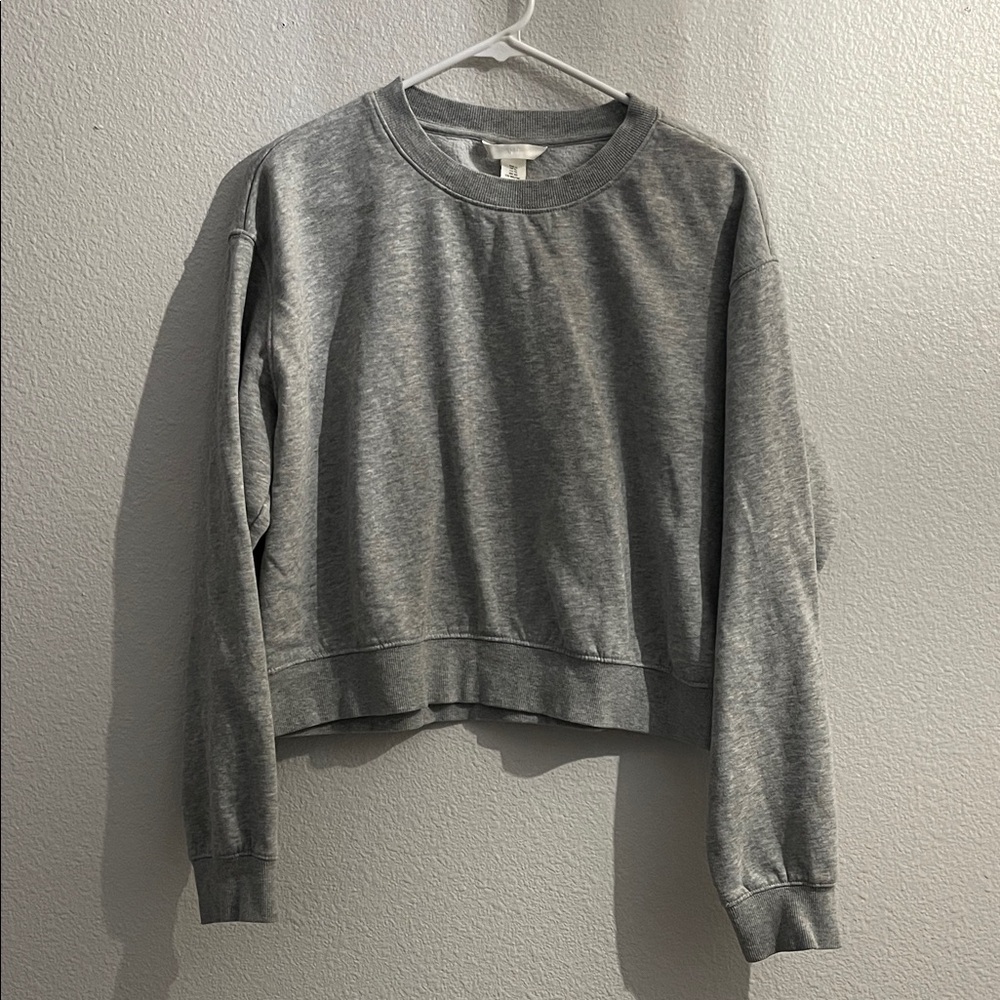 H&M Heather Gray Sweatshirt